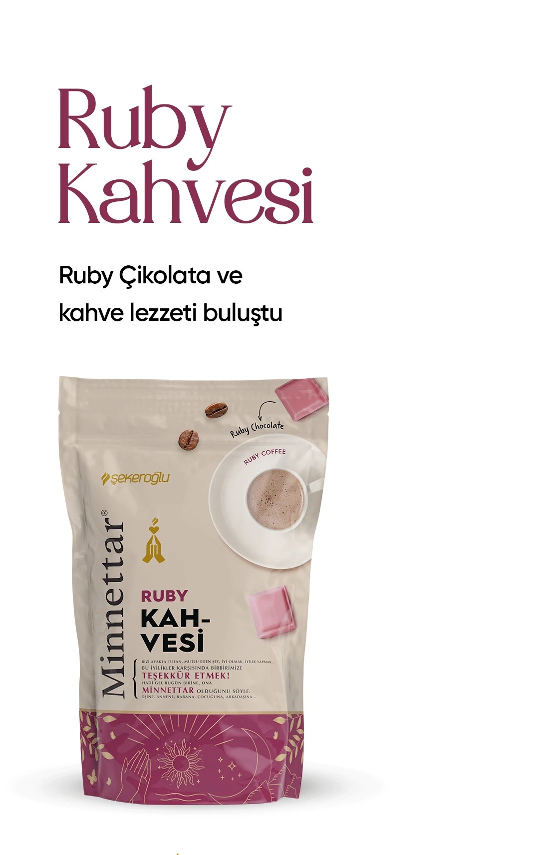 MİNNETTER RUBY ÇİKOLATALI KAHVE 165GR 